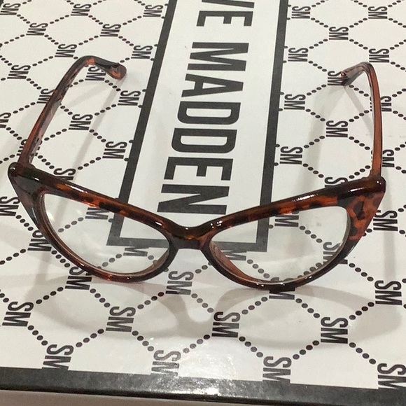 Faux Tortoise Shell Clear Lens Sunglasses - Picture 2 of 7